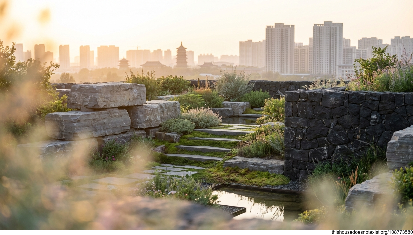 Black Stone Sunset Haven