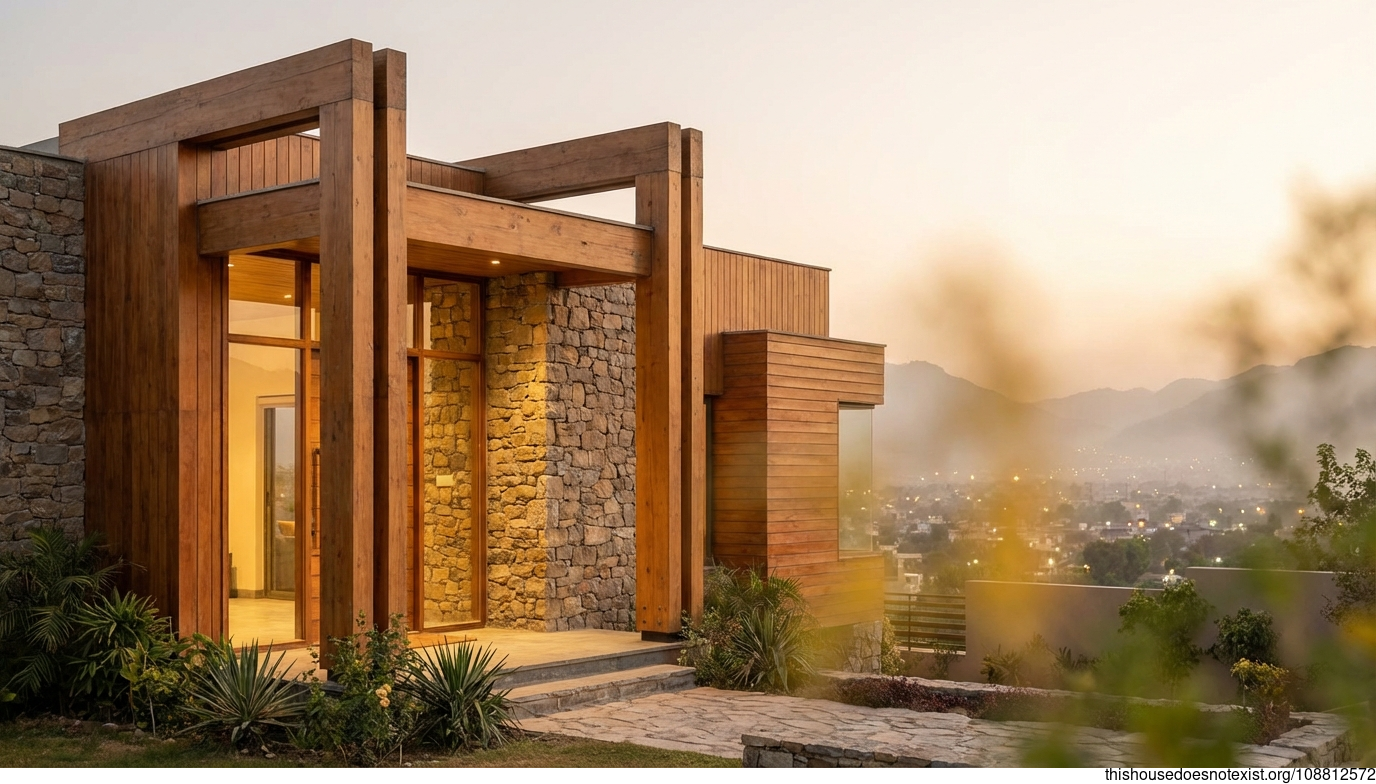 Dusk's Timber Rock Retreat