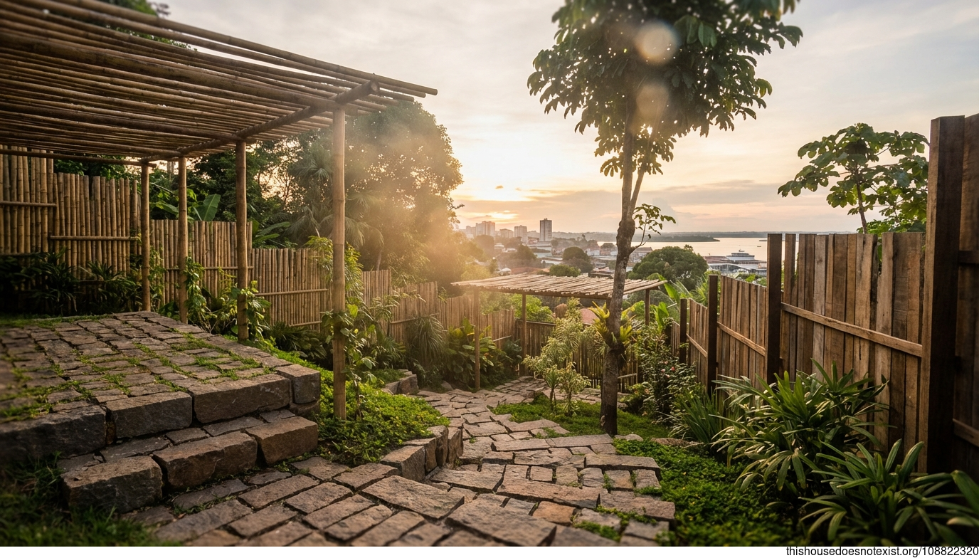 Sustainable Bamboo Sunset Haven