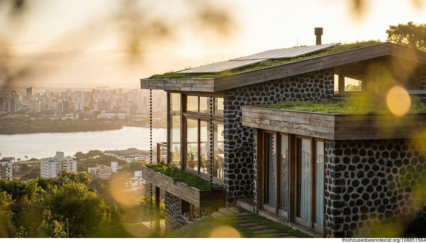 Sustainable Circular Sunset Retreat