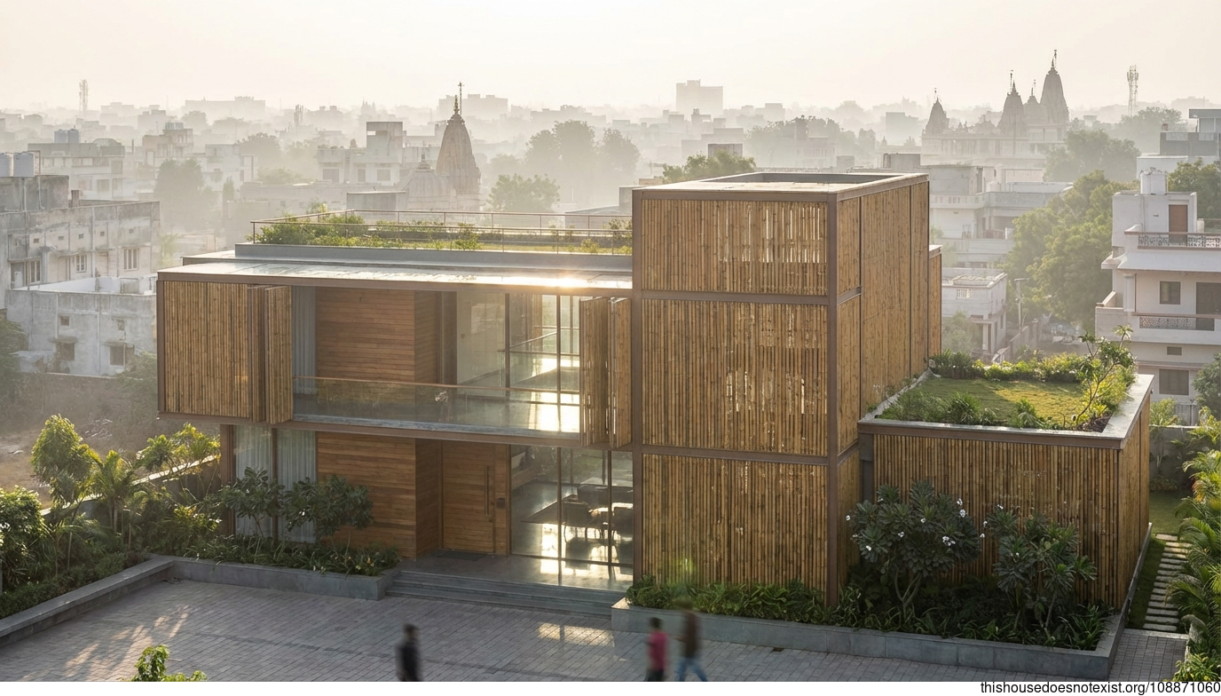 Sustainable Bamboo Daylight Retreat