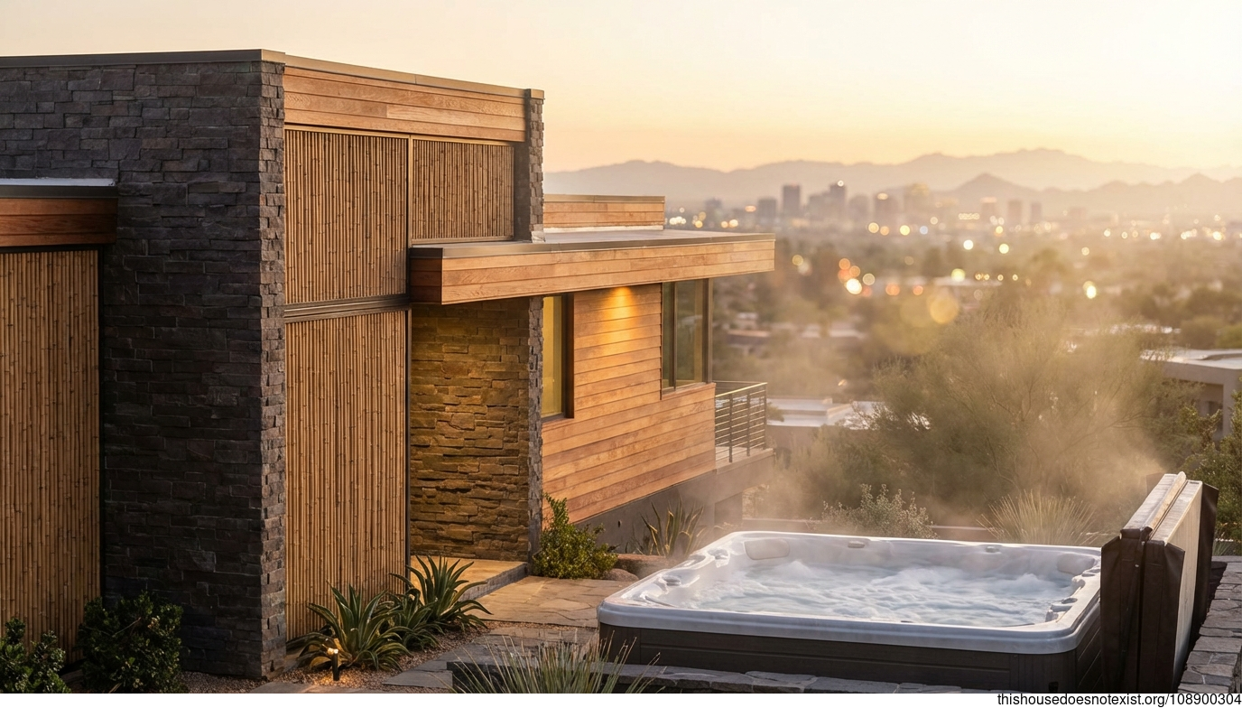 Phoenix Sunset Stone Oasis