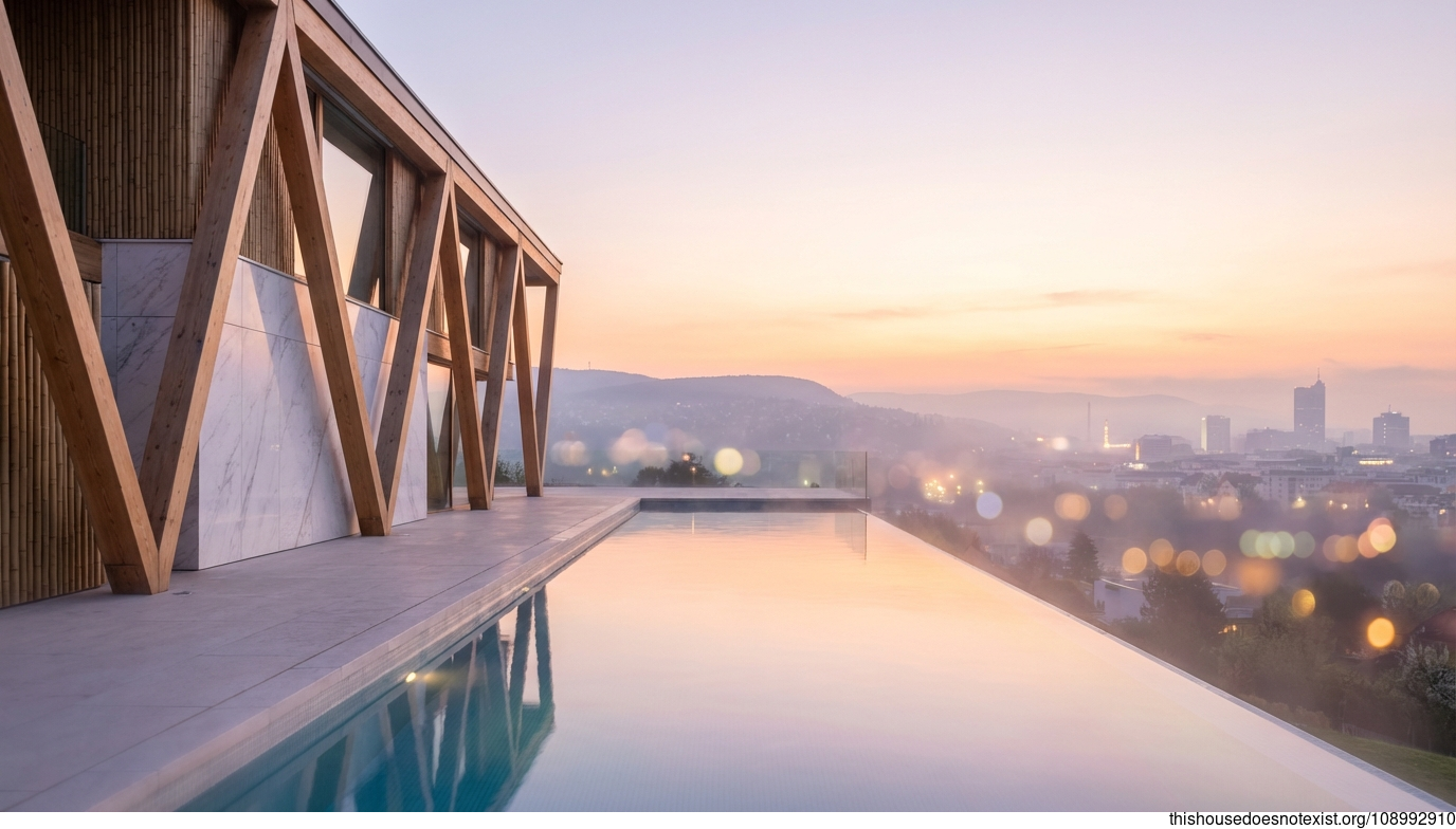 Vienna's Triangular Timber Infinity Dawn