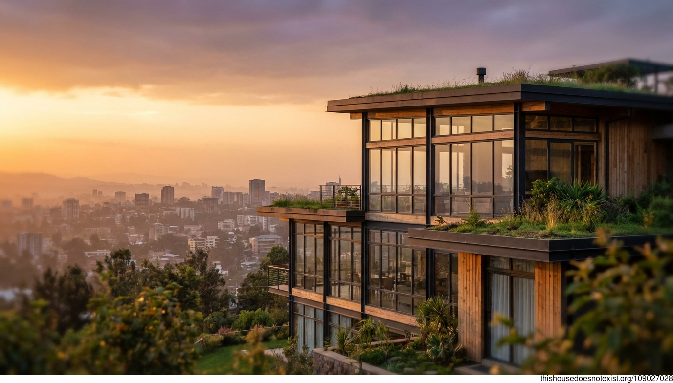 Ethiopian Sunset Eco Glass Retreat
