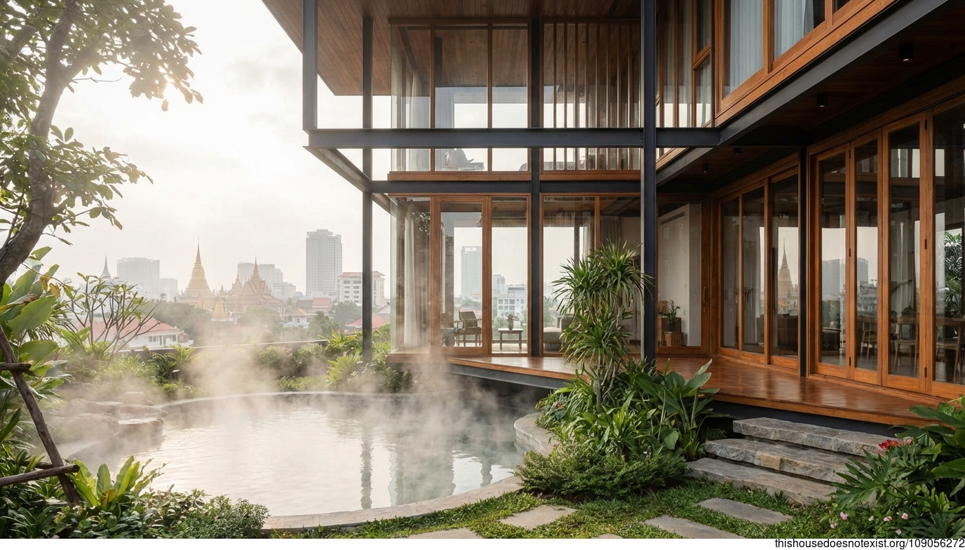 Modern Timber Springs in Phnom Penh