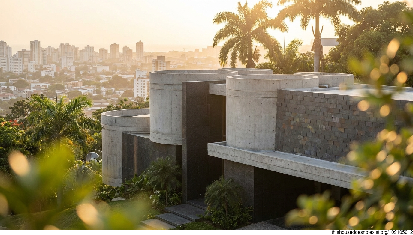 Barranquilla's Circular Sunset Haven