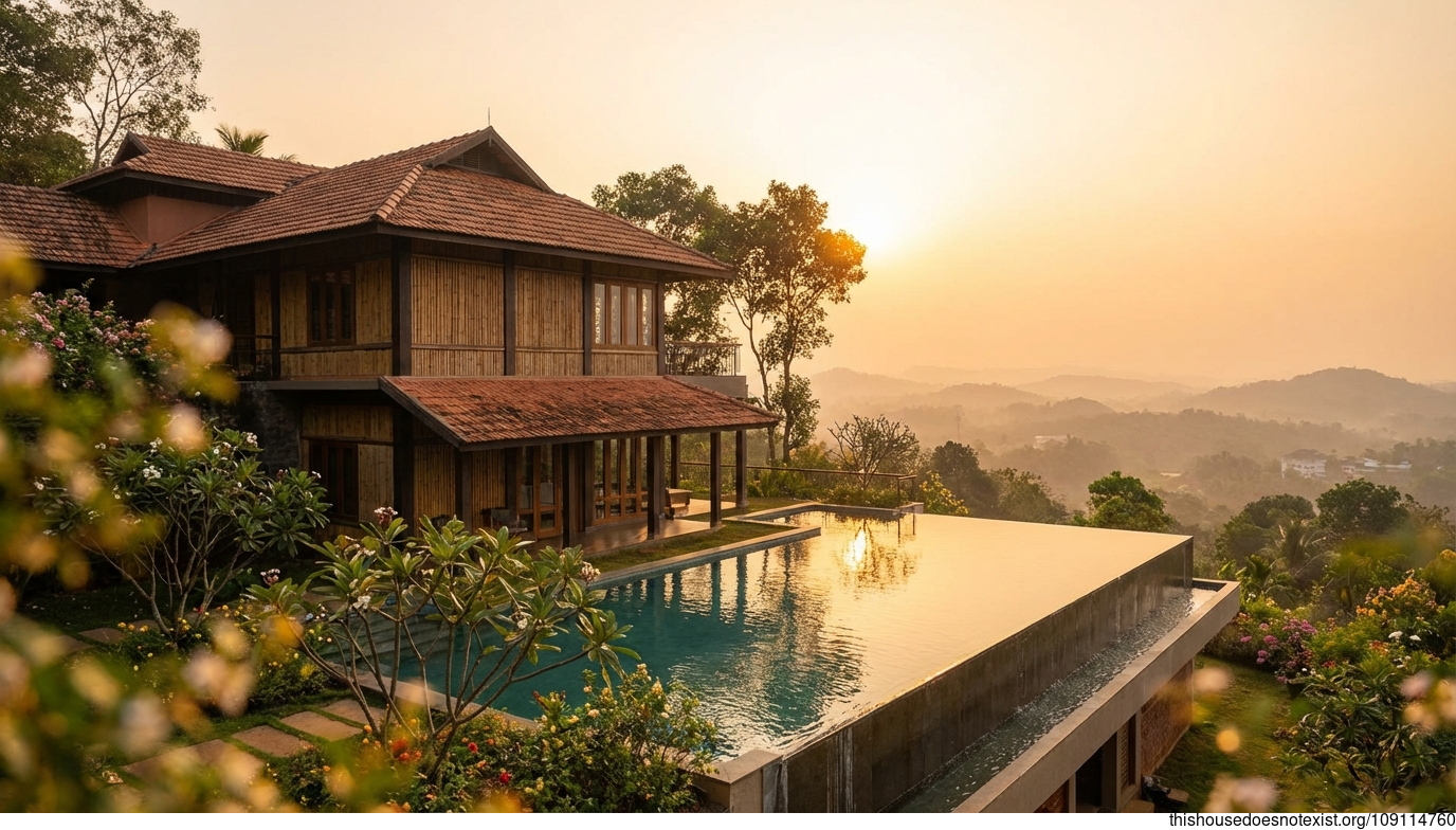 Sunset Bamboo Infinity Retreat