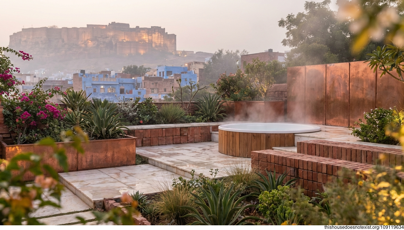 Sustainable Jodhpur Marble Oasis Retreat