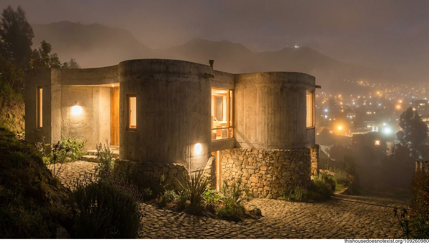 Curved Concrete Nights in Bogota