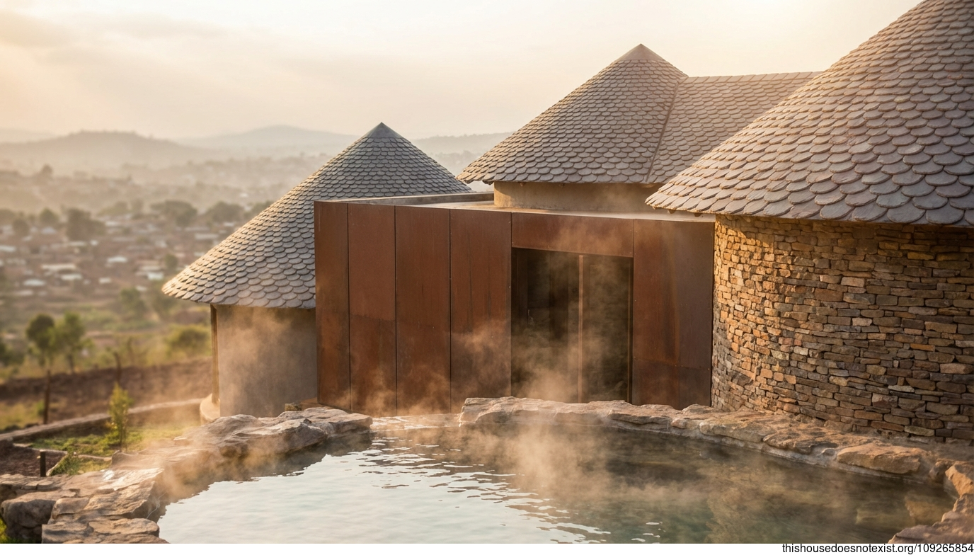 Timeless Round Stone at Sunset Springs