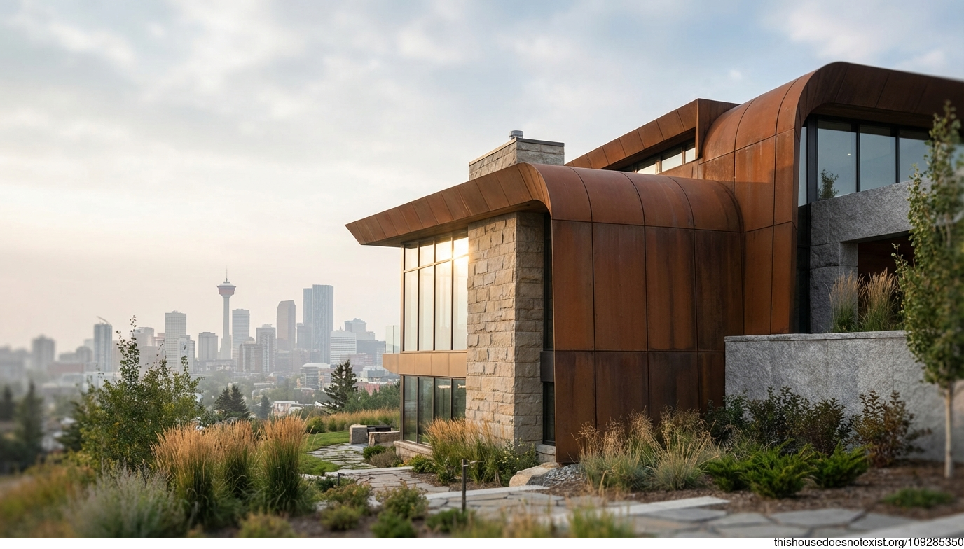 Modern Curves in Calgary Daylight