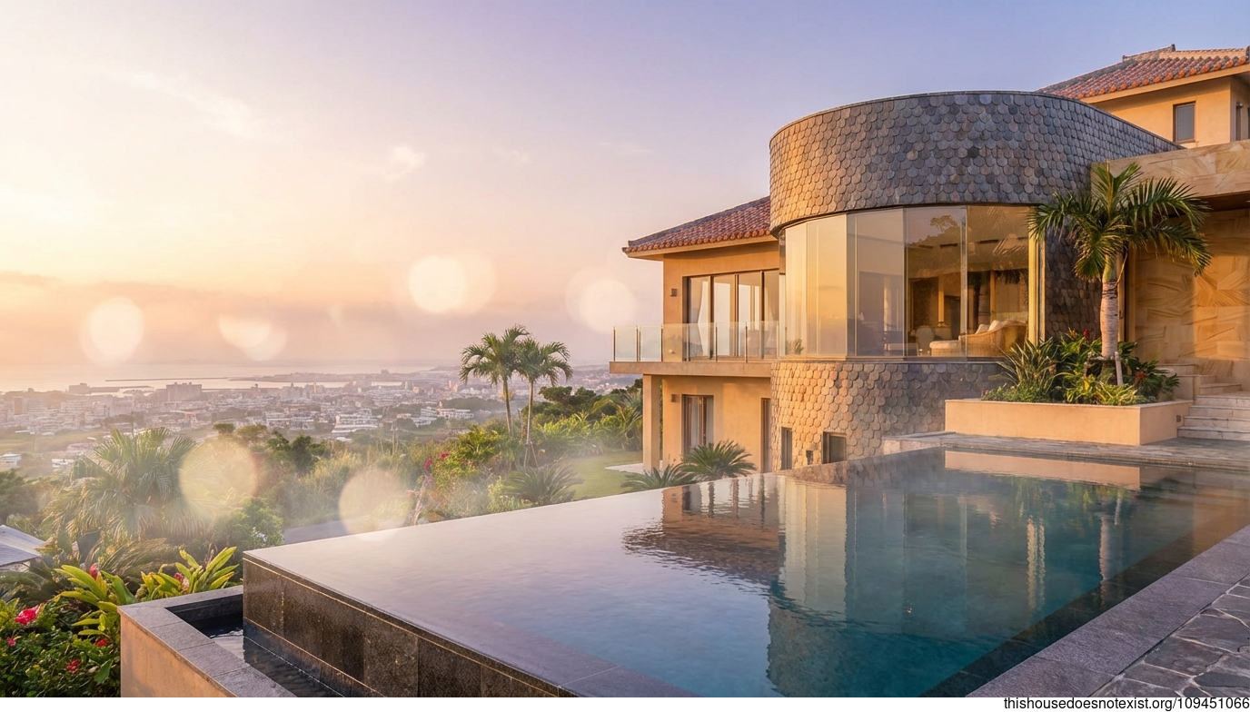 Okinawa Sunrise Circular Infinity Retreat