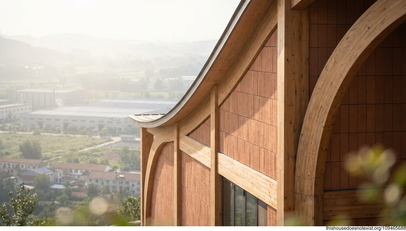 Zhucheng Timber Terracotta Curves