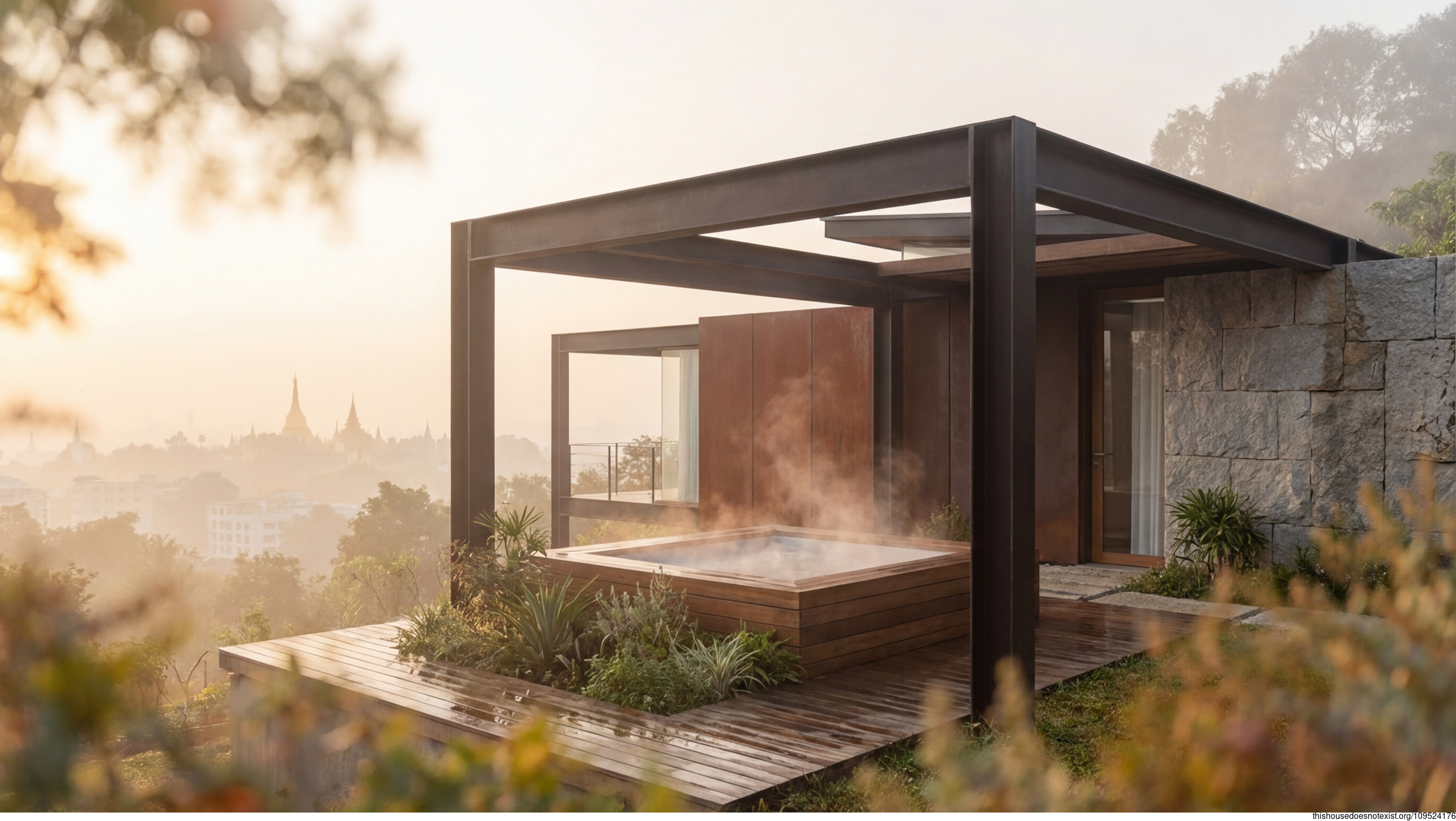 Yangon Sunrise Corten Retreat