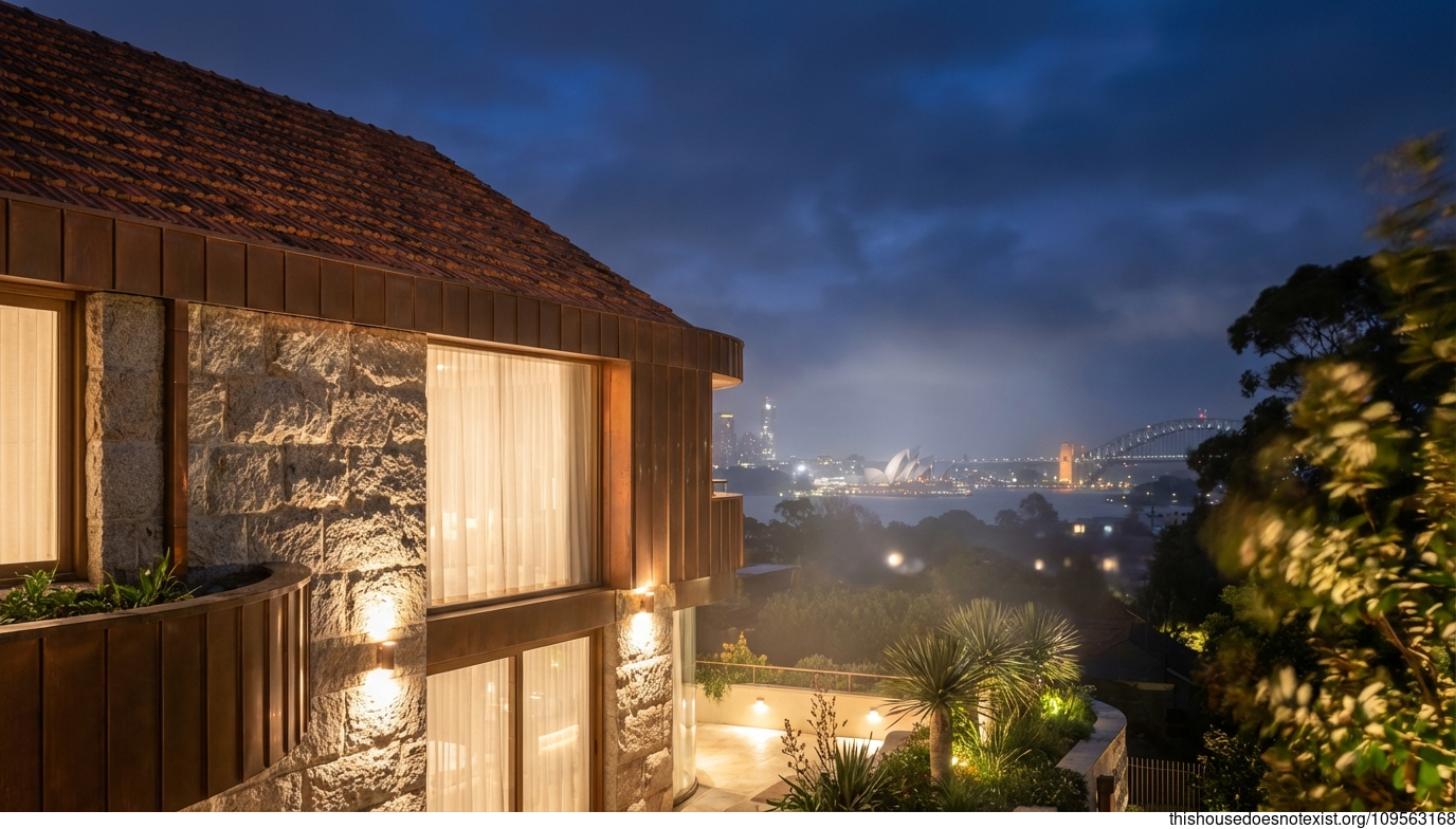 Sydney's Curved Nordic Granite Glow