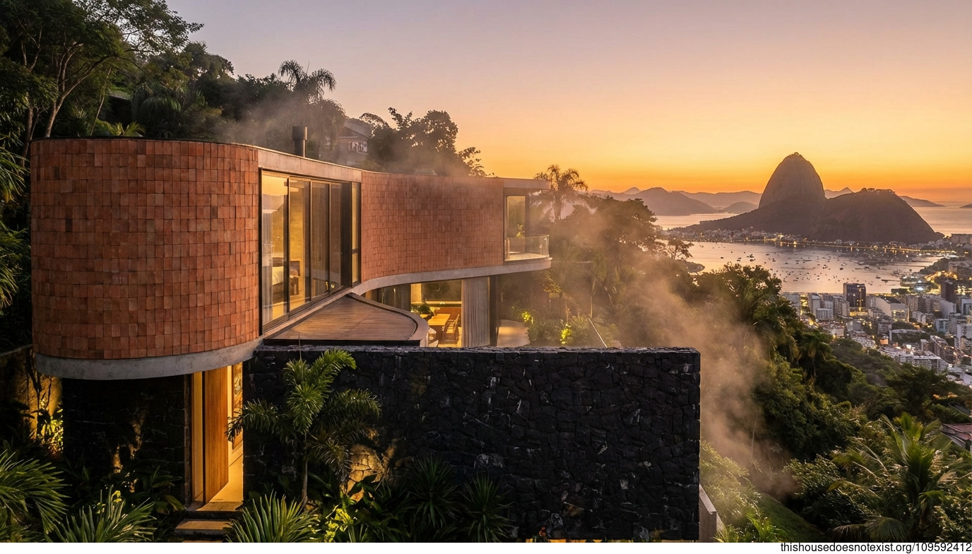 Rio Sunset Terracotta Curves