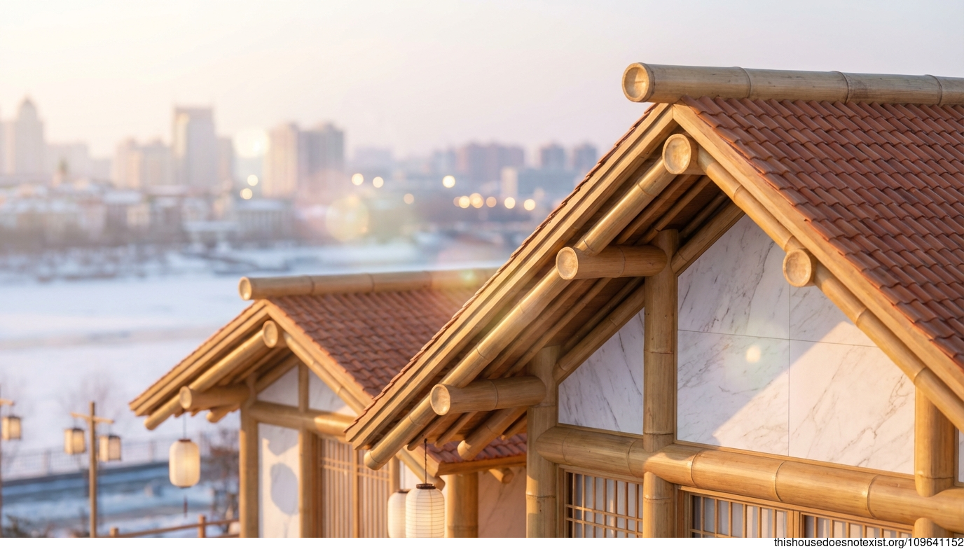 Harbin Bamboo Sunset Circle