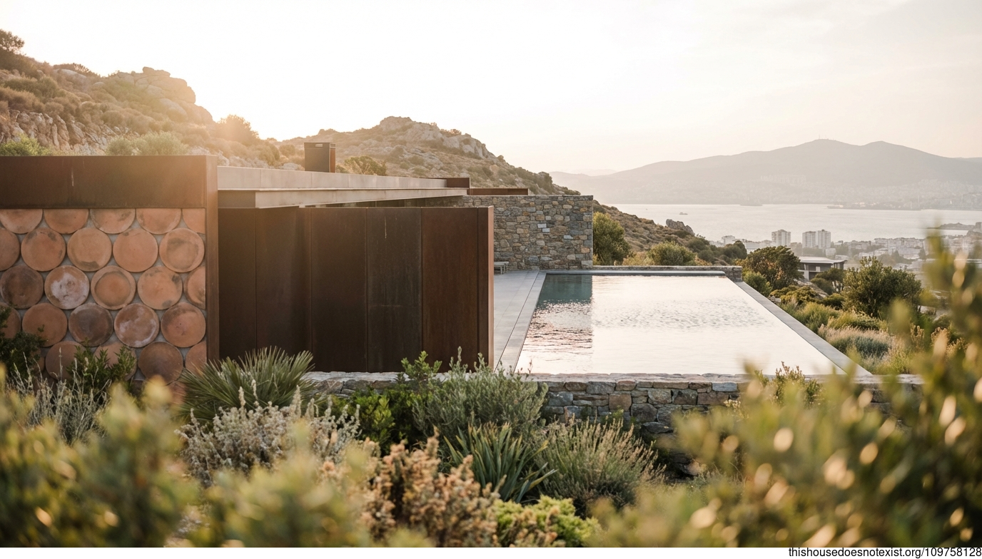 Izmir's Terracotta Infinity Retreat