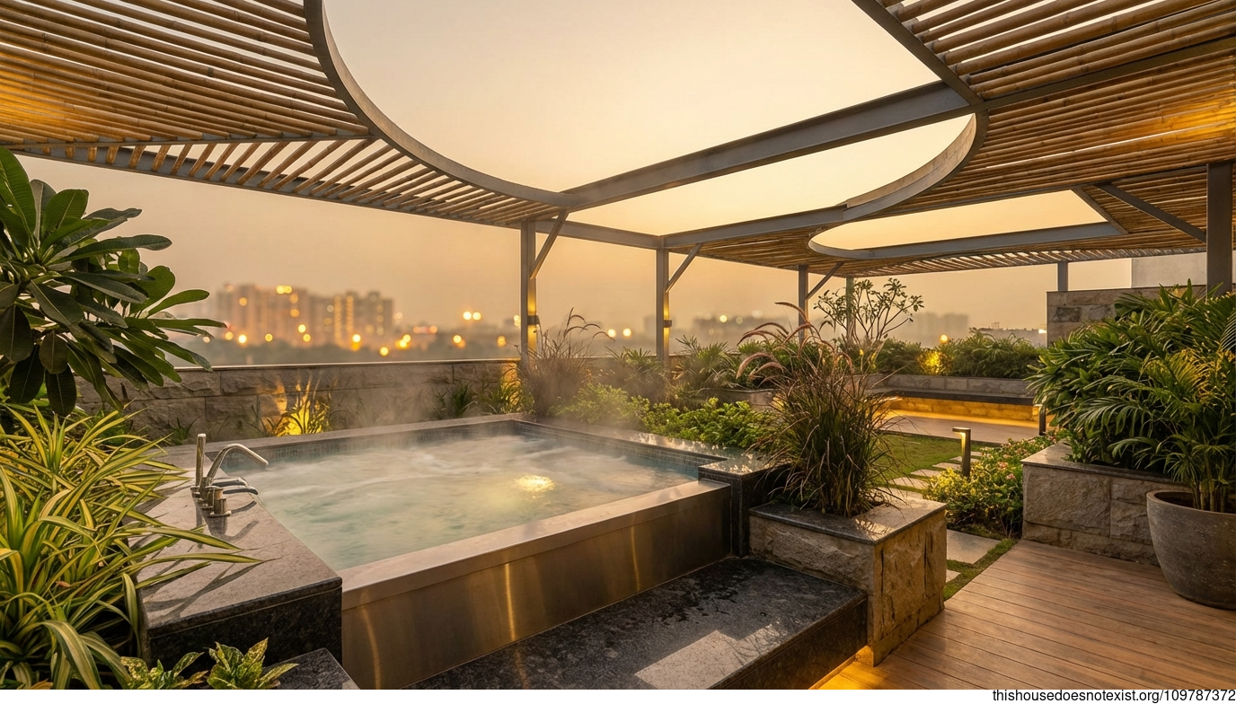 Scandinavian Sunset Bamboo Haven Thane