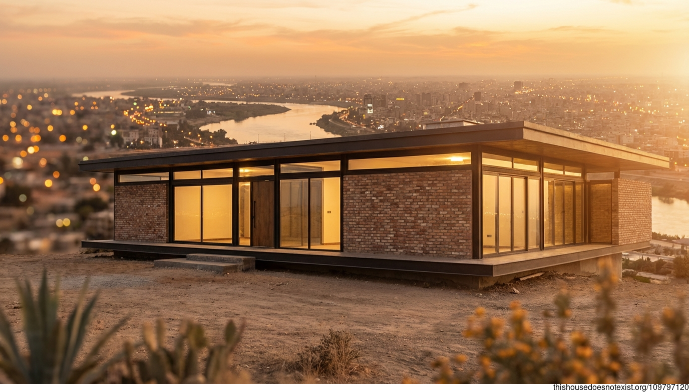 Mid-Century Glass Steel