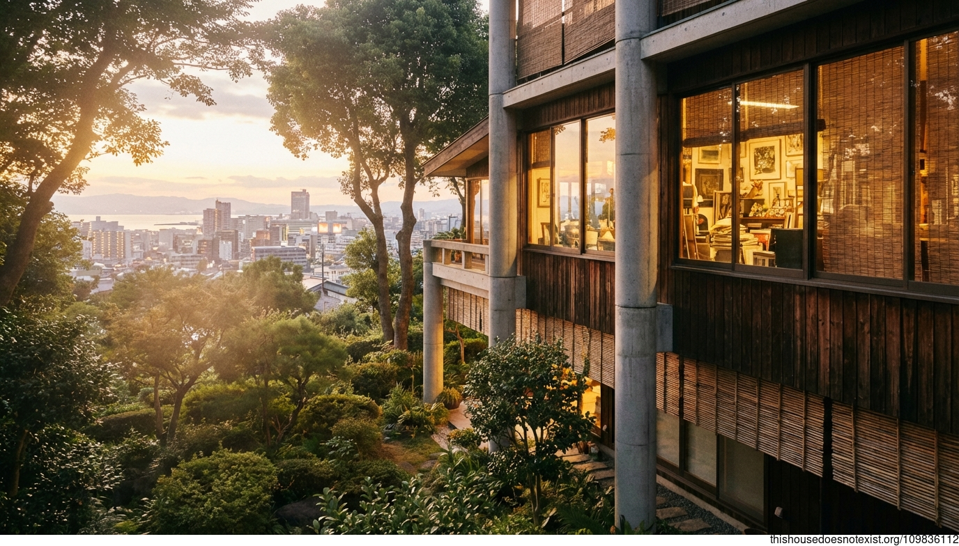 Fukuoka's Maximalist Mid-Century Sunset Dwelling