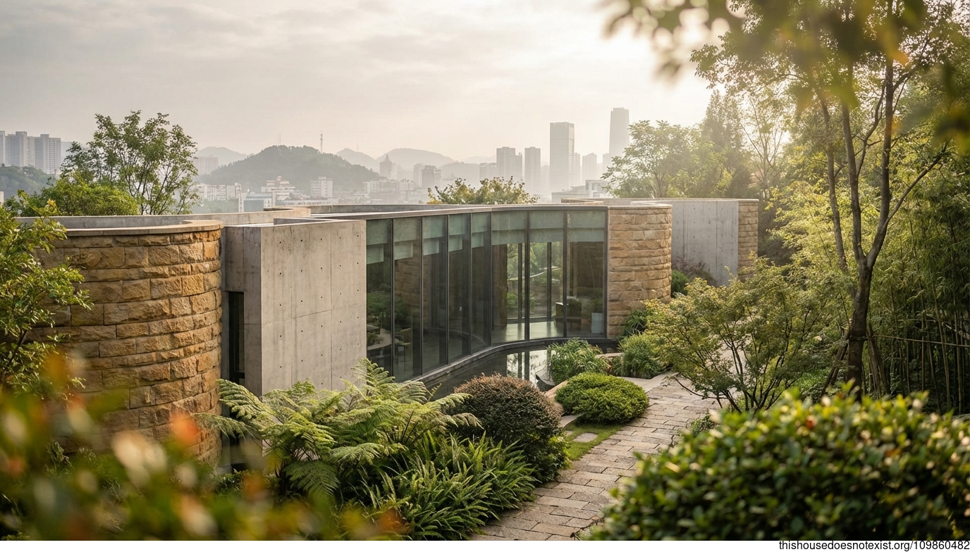 Guiyang's Circular Sandstone Sanctuary