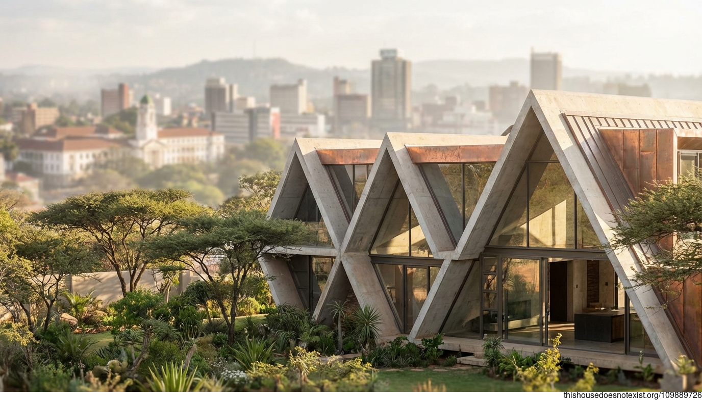 Harare's Triangular Concrete Fusion