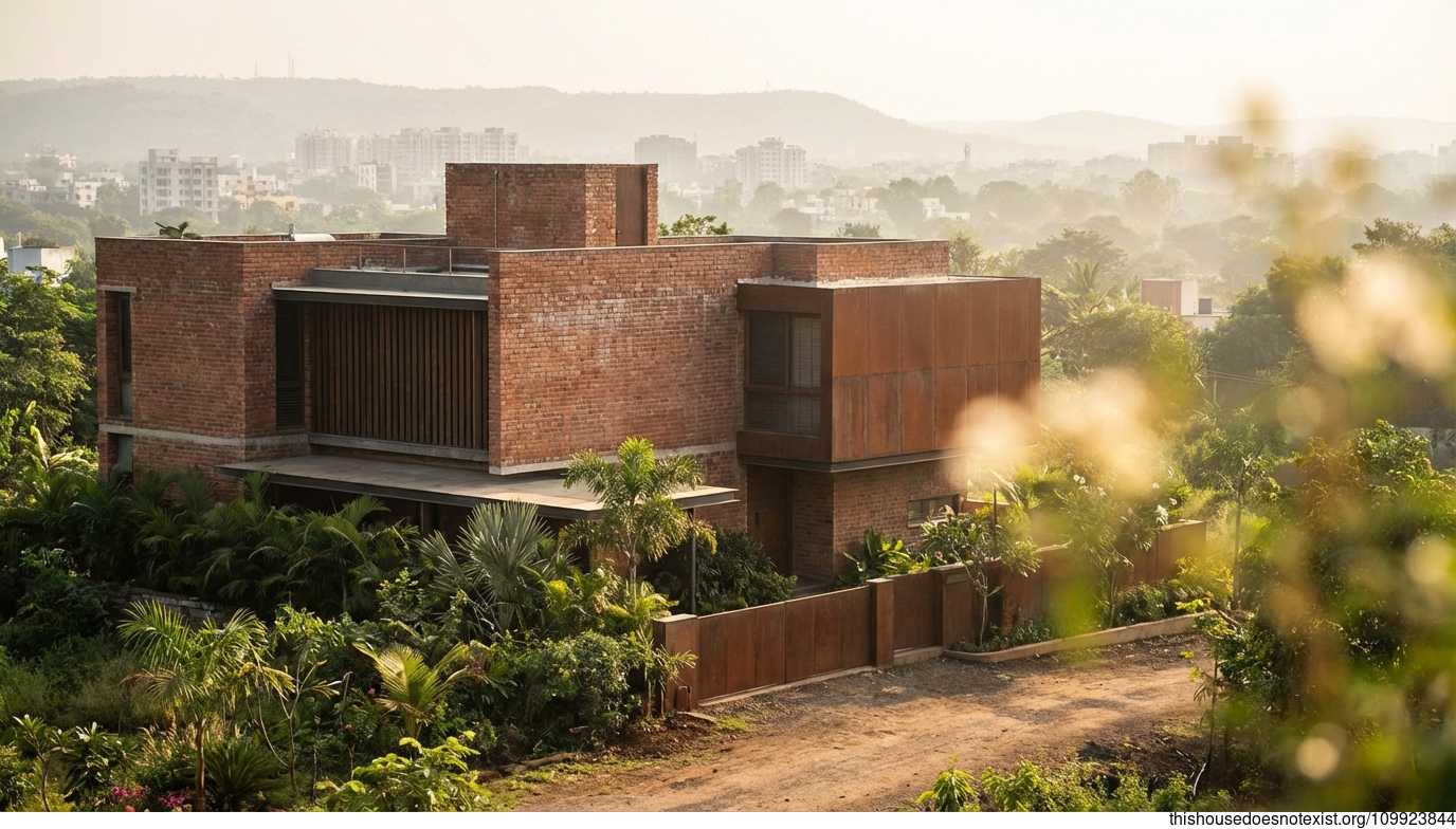 Nagpur Terracotta Timber Retreat