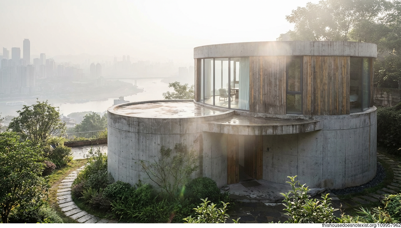 Chongqing's Circular Eco Concrete Haven