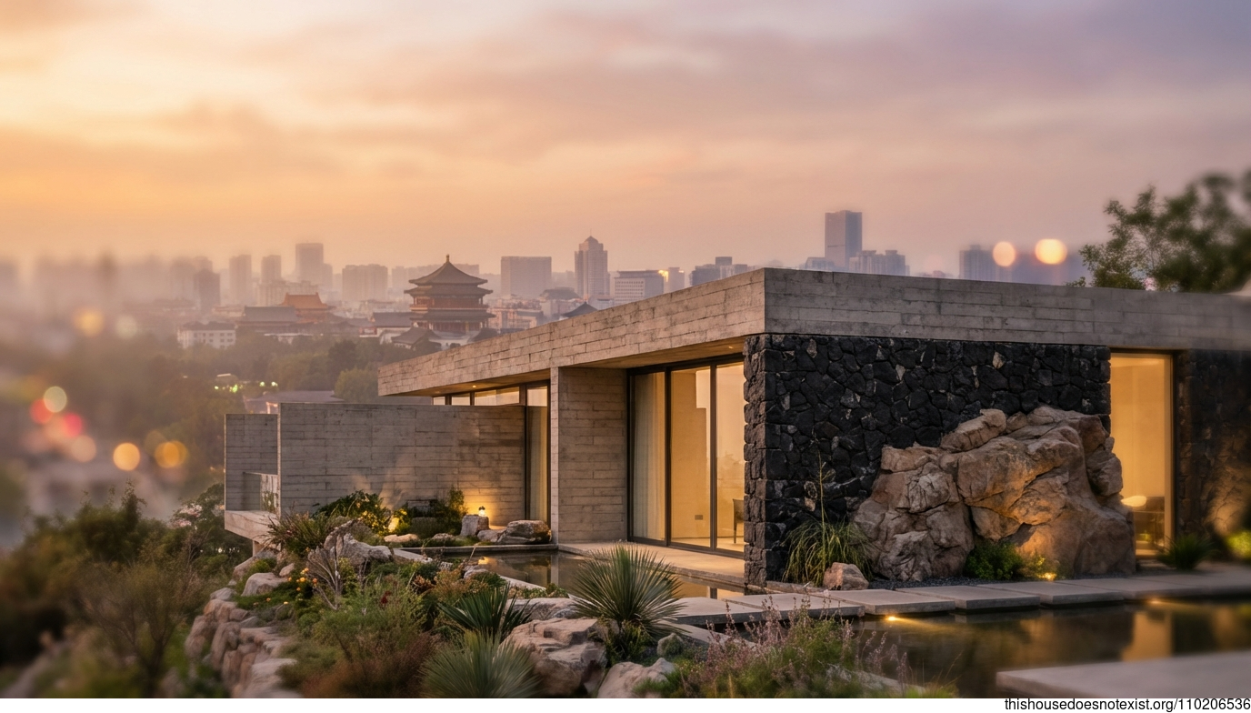 Jinan Concrete Sunset Minimalist