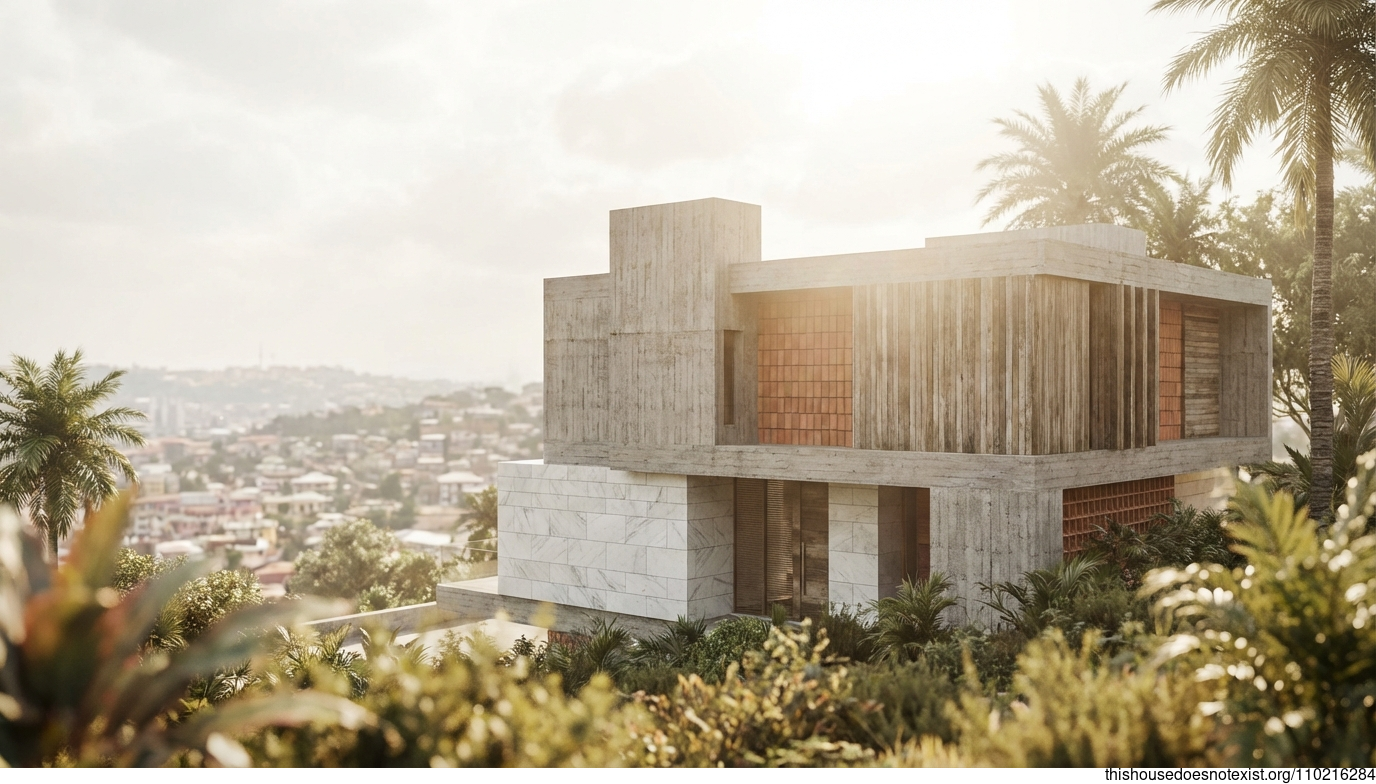 Brutalist Noon in Ibadan