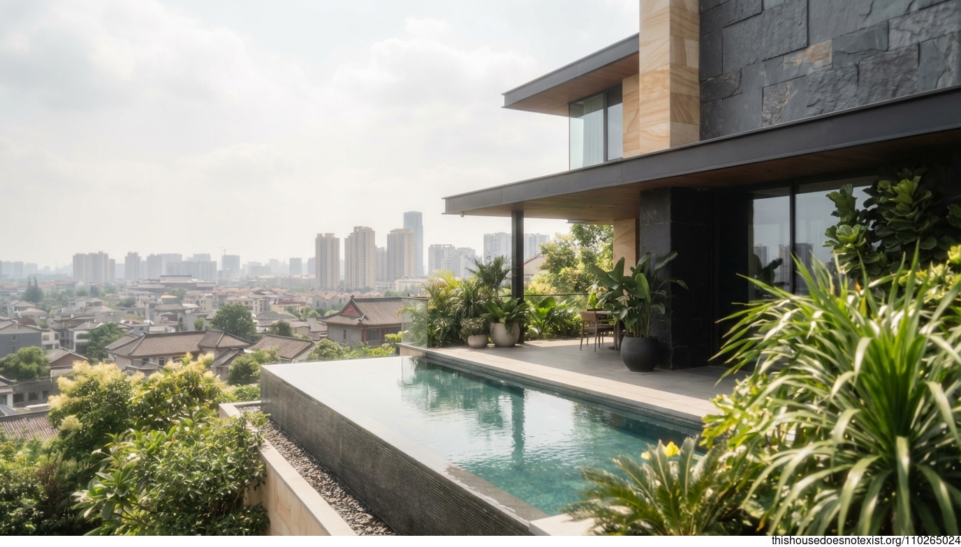 Linyi Maximalist Mid-Century Infinity Slate