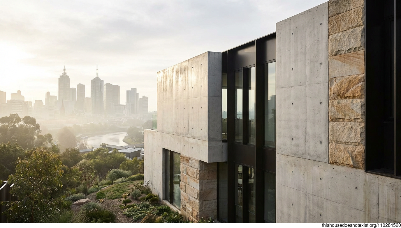 Brutalist Melbourne Concrete Haven