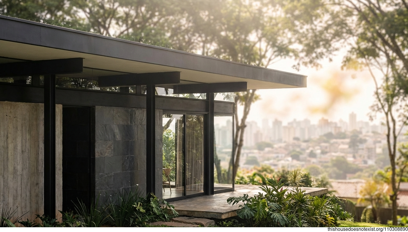 Goiania Slate Modern Midday Facade