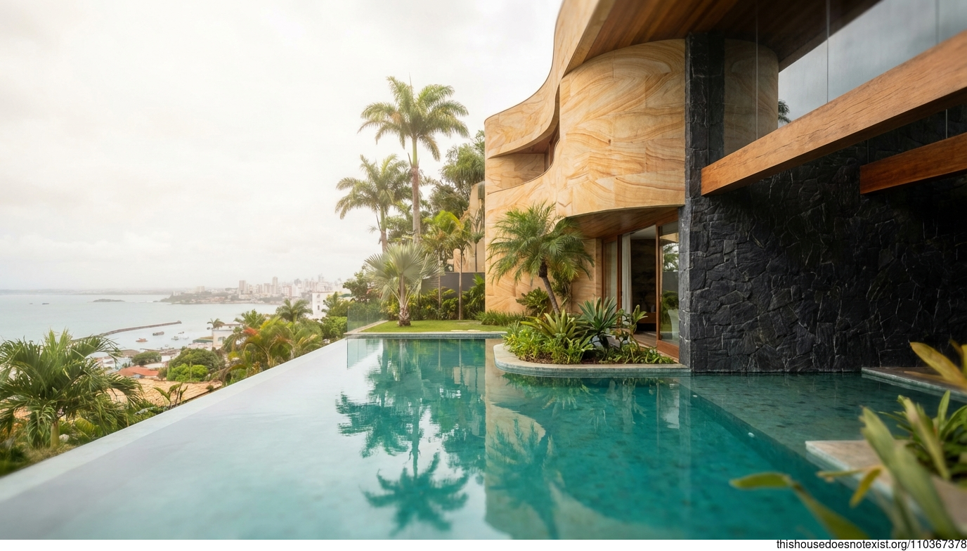 Salvador's Curved Tropical Infinity