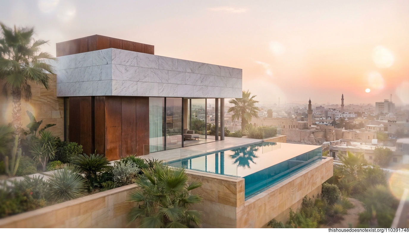 Tropical Marble Infinity in Kirkuk Dawn