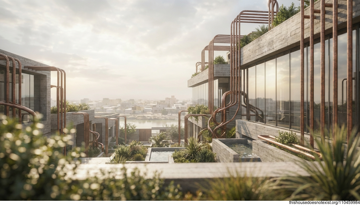 Ahvaz Eco-Round Copper Oasis