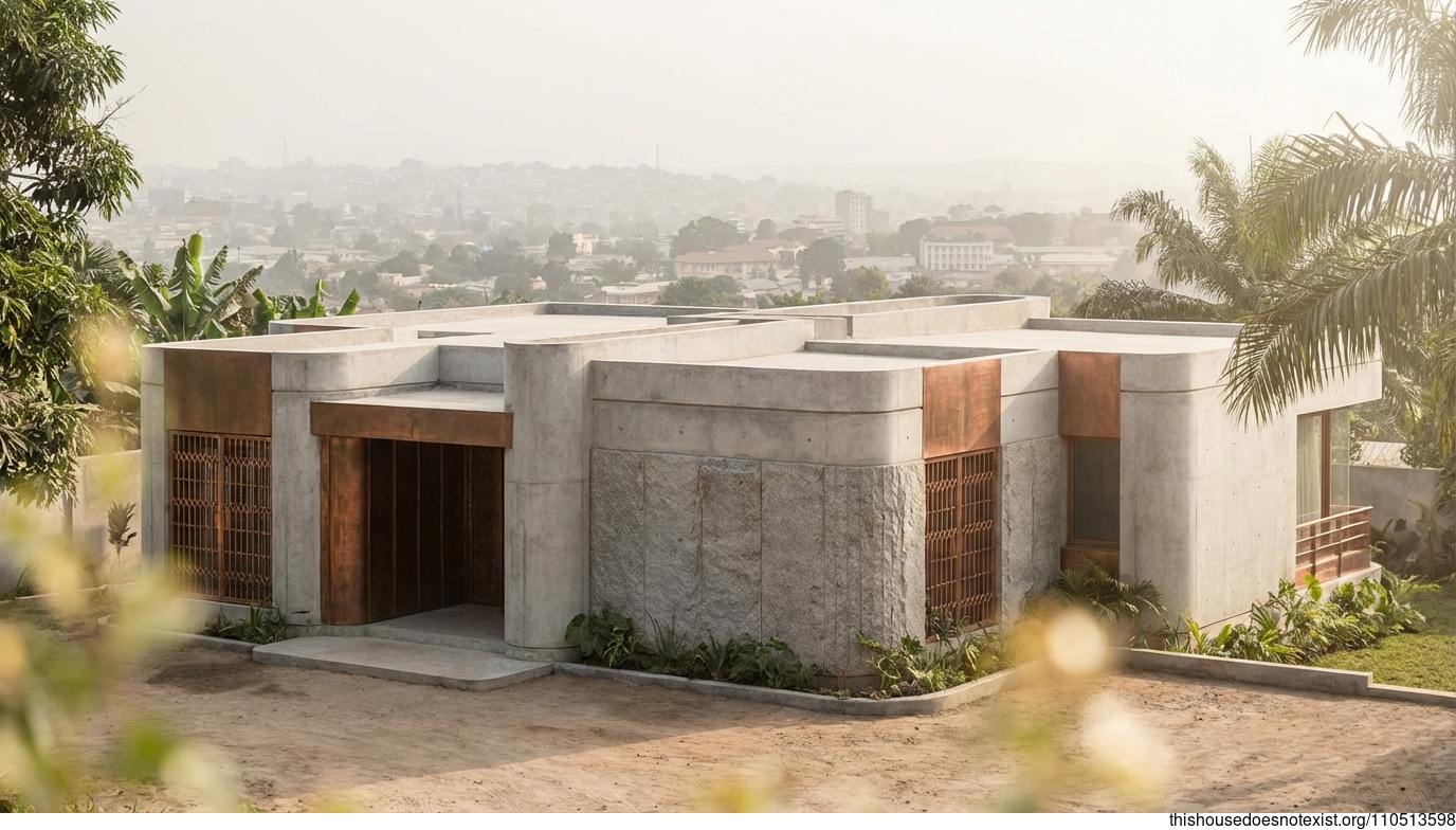 Kinshasa Deco Concrete Sanctuary