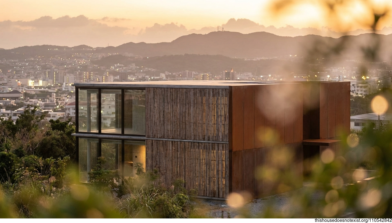 Okinawa's Corten Sunset Fusion