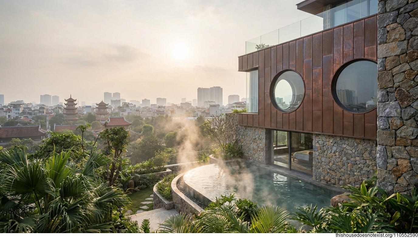 Hanoi Circular Glass Spring Haven