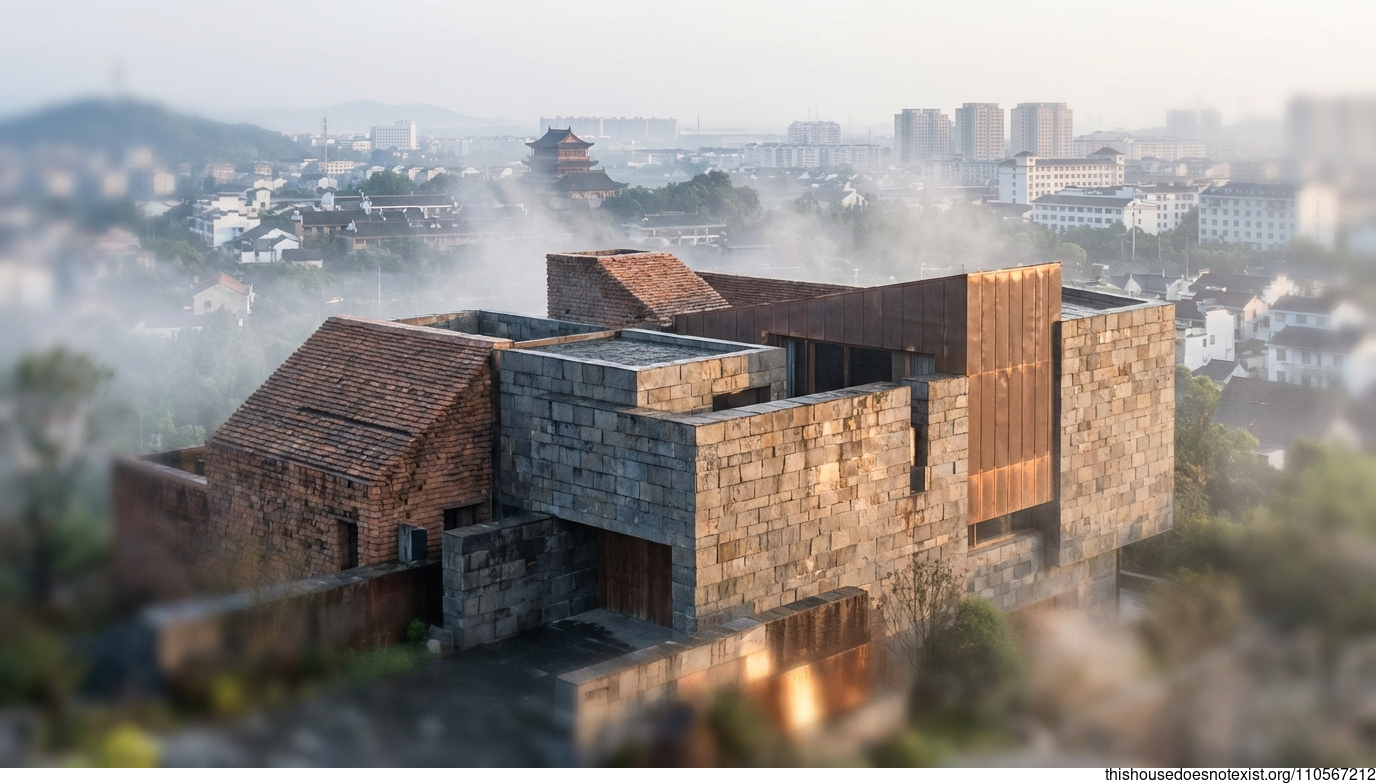 Cixi Brutalist Slate Sanctuary