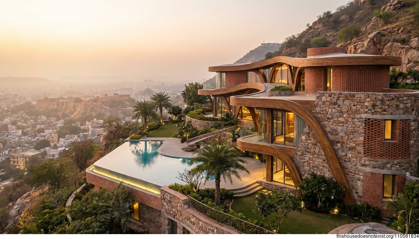 Jaipur Sunset Infinity Curves