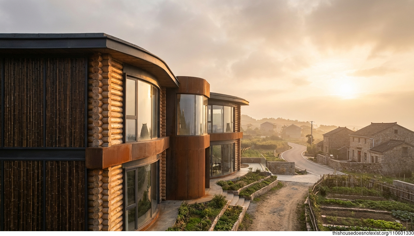 Circular Deco Sunset in Wenling