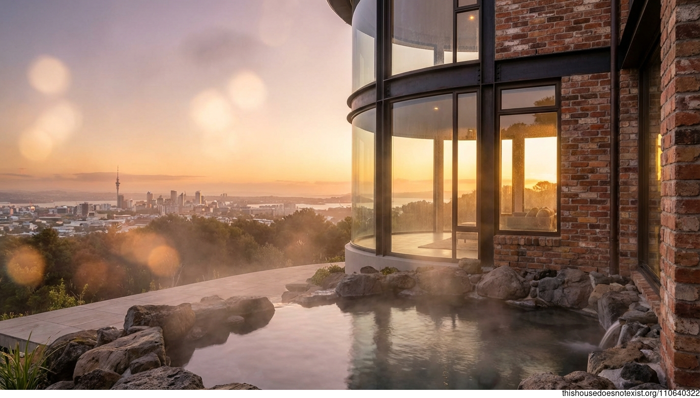 Auckland's Curved Thermal Haven