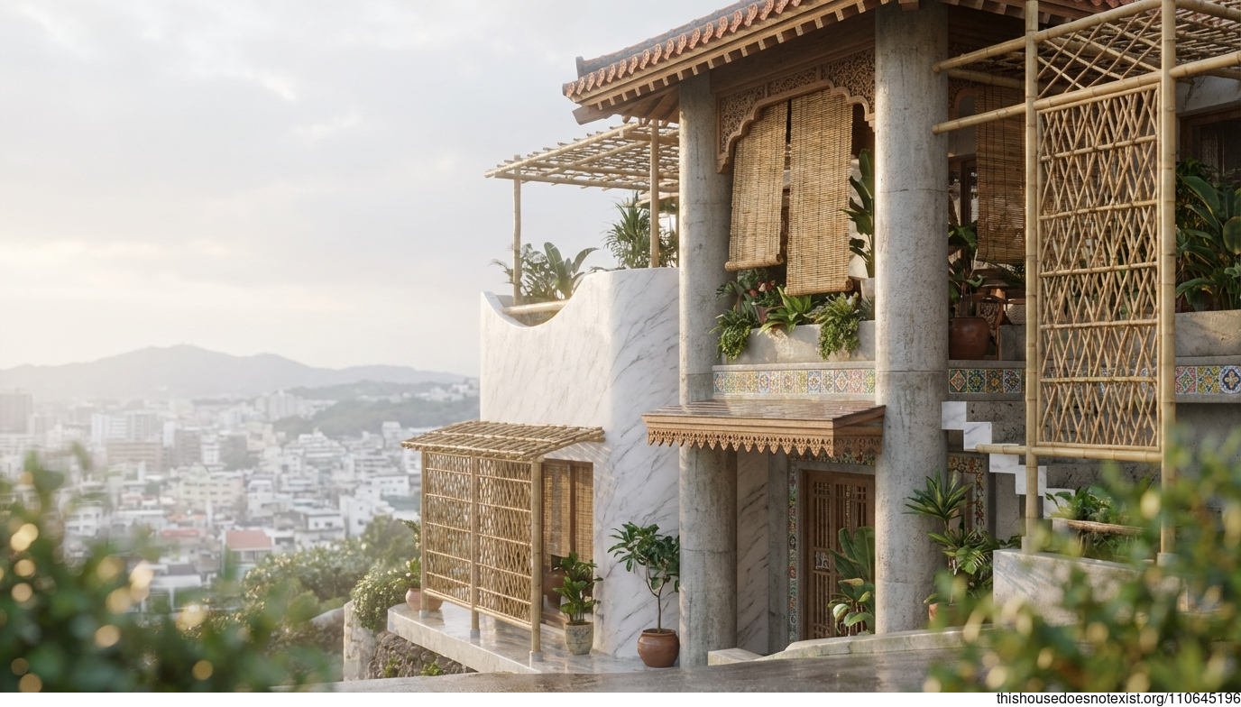 Okinawa Maximalist Marble Curves