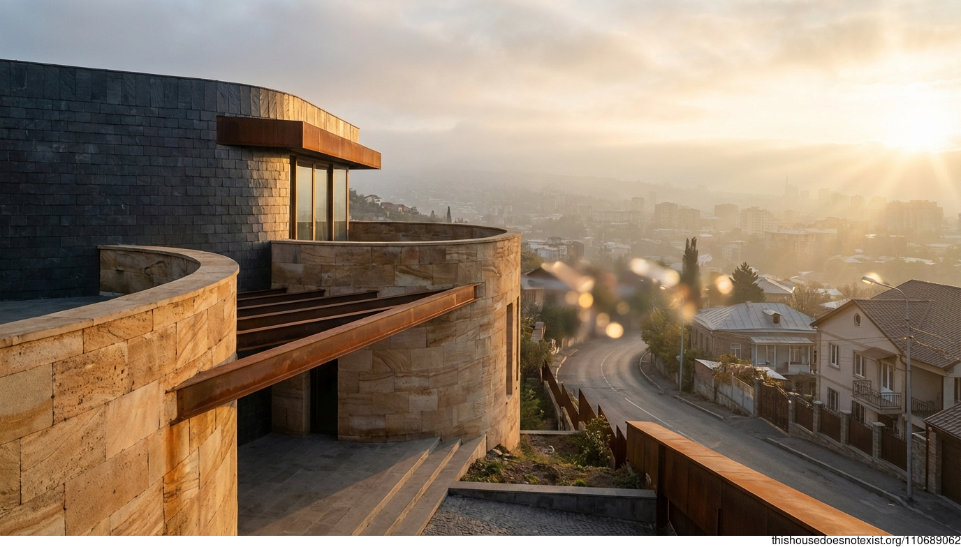 Curved Sandstone Sanctuary