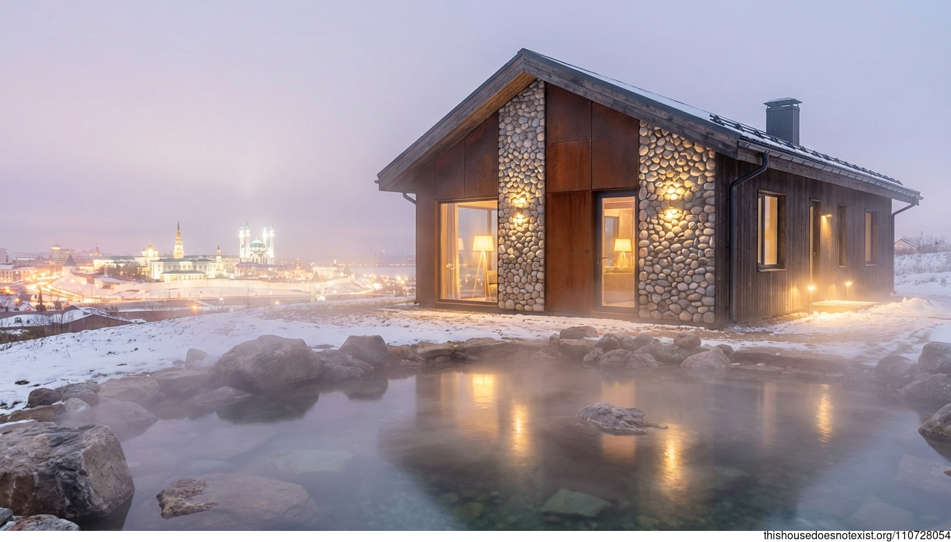 Nordic Corten Springs in Kazan Night