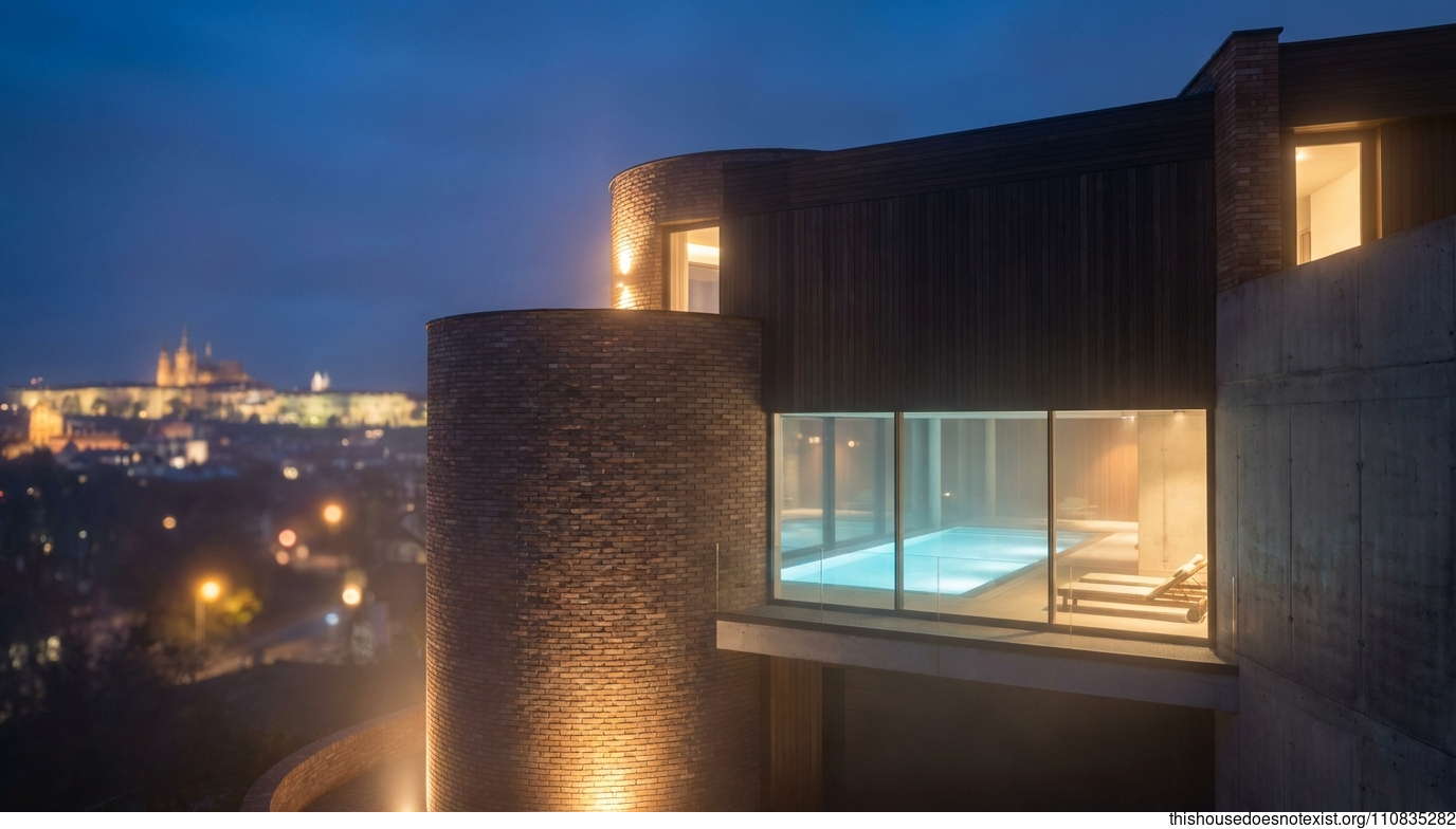 Prague's Circular Deco Infinity Night