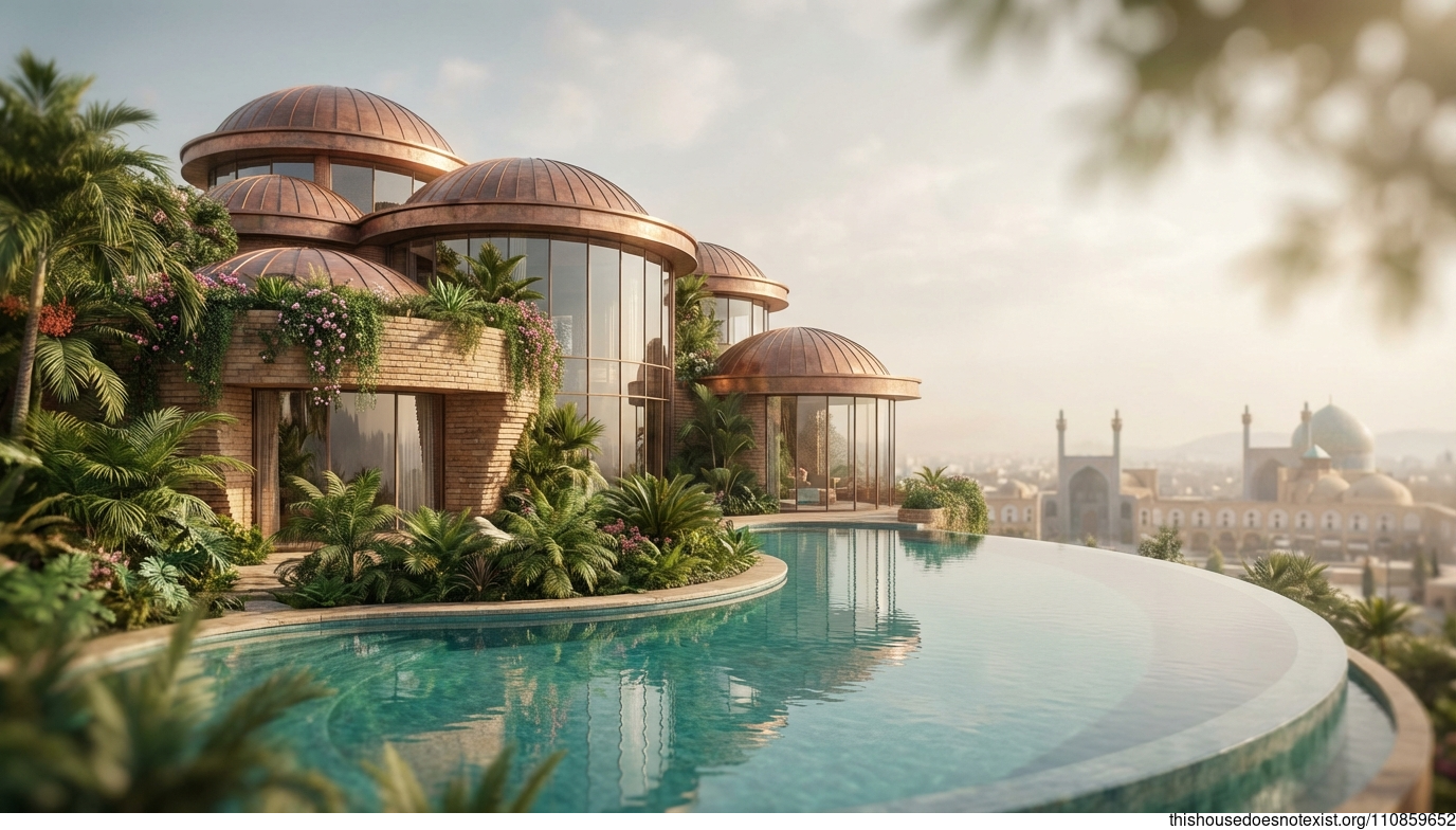 Isfahan's Copper Maximalist Infinity Haven