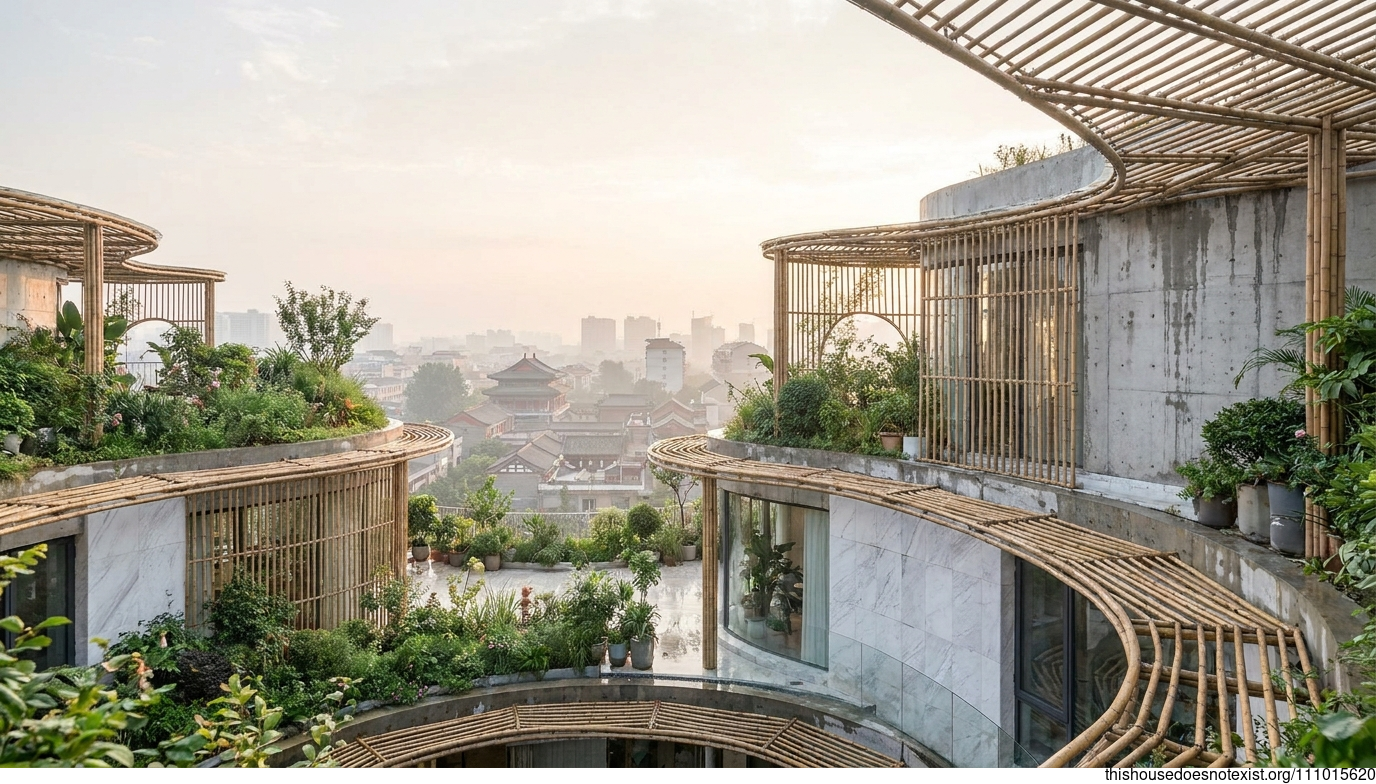 Handan Maximalist Bamboo Curves